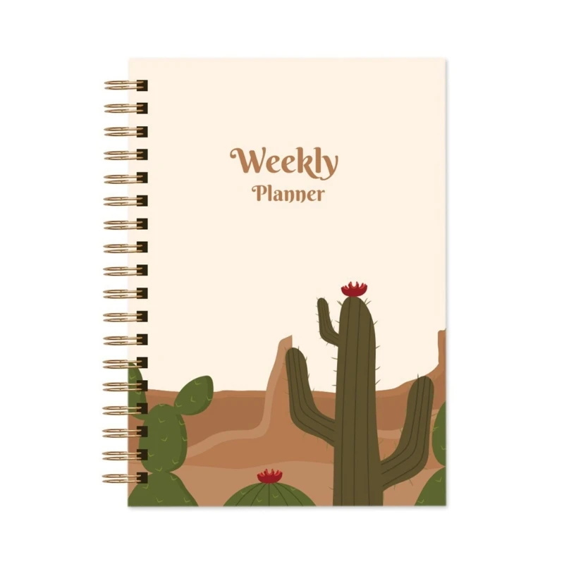 

N80D Notebooks Agenda Weekly Plan Spiral Note Books Monthly