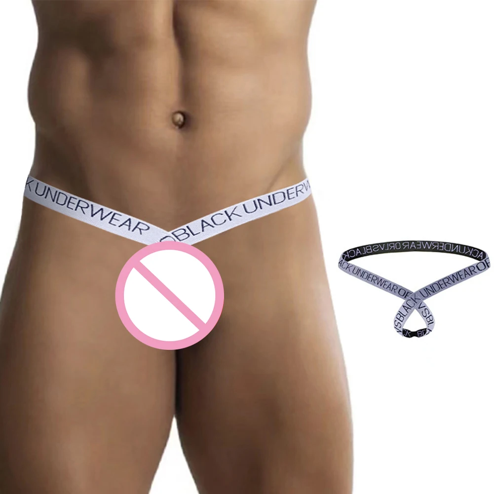 

Mens Bandage Ball Lifter Jockstrap Underwear Ring Straps Open Hole Underwear Hollow Out Bulge Pouch Knickers Erotic Lingerie