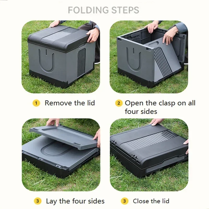 Outdoor Toilet Portable Folding Toilet Car Collapsible Big Toilet Self-driving Emergency Mobile Camping Toilets Adults Elderly 5