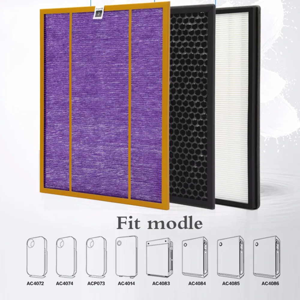 

3Pcs/Lot For Philips AC4072 AC4074 AC4083 AC4084 AC4085 AC4086 AC4014 ACP073 Air Purifier Parts