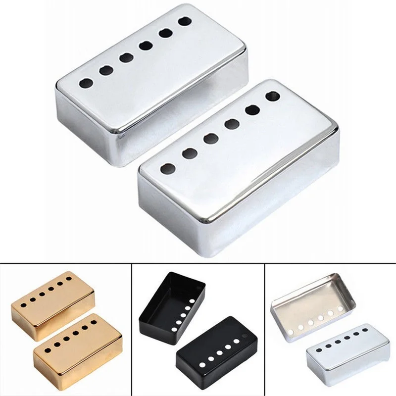 Copri Pickup Humbucker Per Chitarra Elettrica 50 + 52Mm Epiphone Lp Style Chitarra Elettrica Oro/Argento/Nero