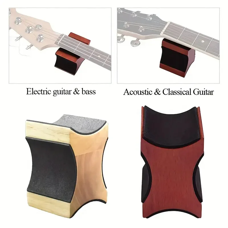 Professional Guitar Neck Support Pillow 2-Level Height for Luthier/Violin/Ukulele Repair Wood Workbench Tool