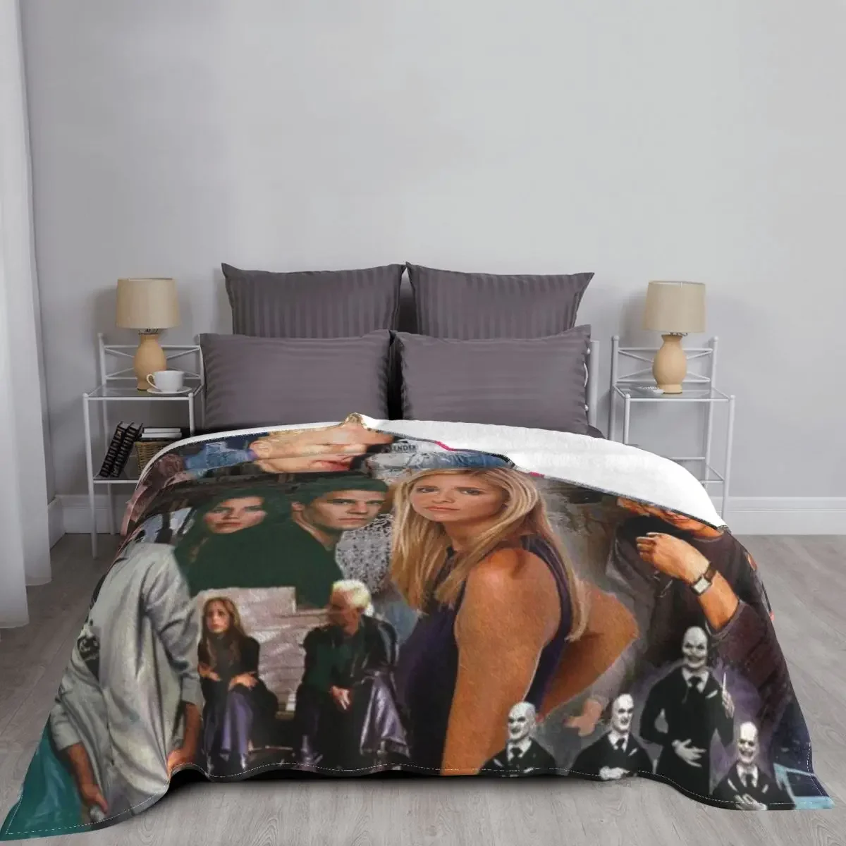 Outlander Anime Blanket Flannel Spring/Autumn Collage for Kids Adult Gift  Lightweight Thin Throw Blankets for Bed Outdoor Quilt 5