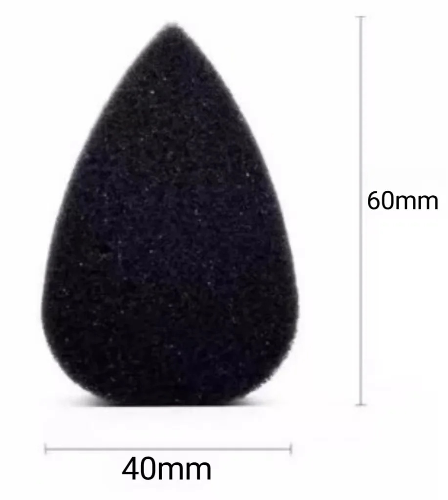 Wholesale Makeup Beauty Custom Shape Halloween Chrismas Face Painting Sponge Black Yellow Pink Facial Sponge 5