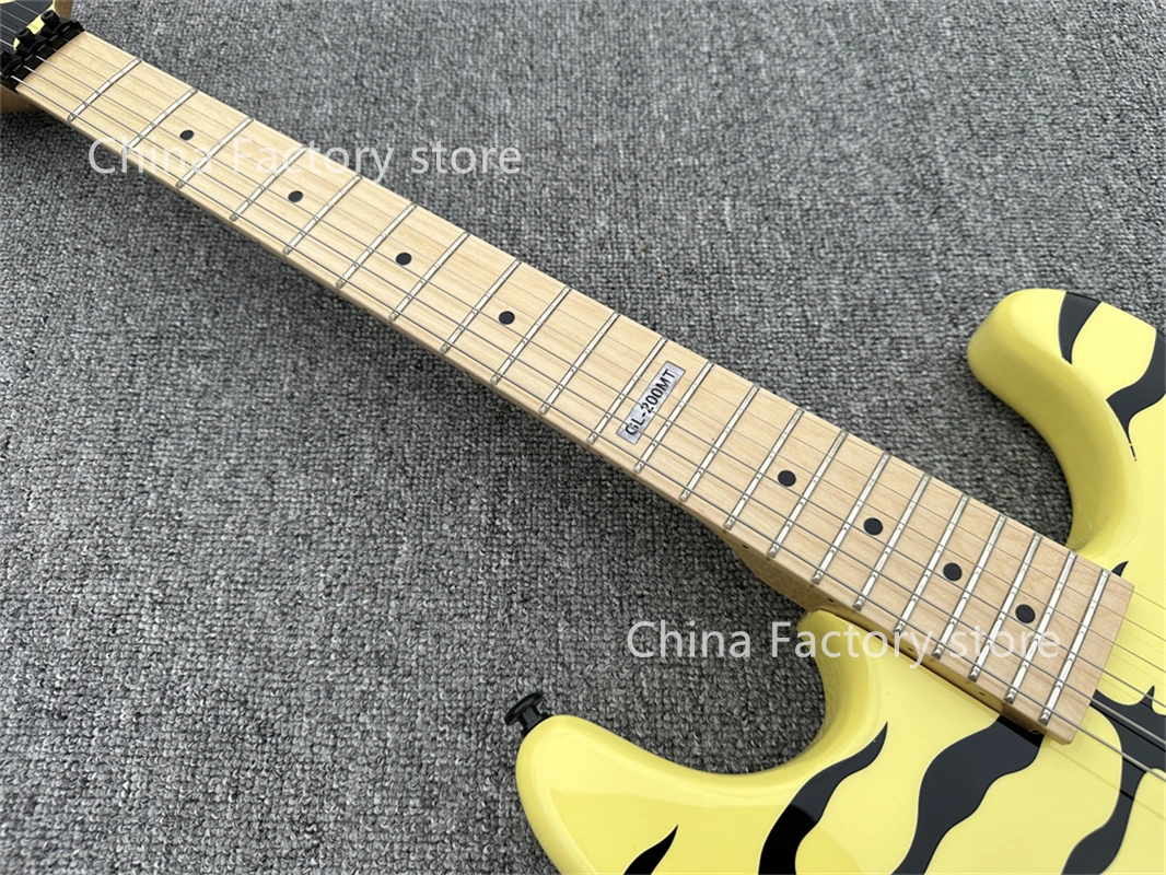 Hand Paint LTD GL-200MT George Lynch Tiger Stripe Yellow