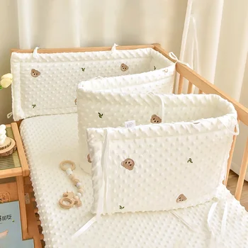 Paraurti per biancheria da letto per neonati morbidi per cartoni animati Paraurti per lettino per neonato 1 pz Paraurti per culla Anti-collisione Paracolpi per biancheria da letto per bambini