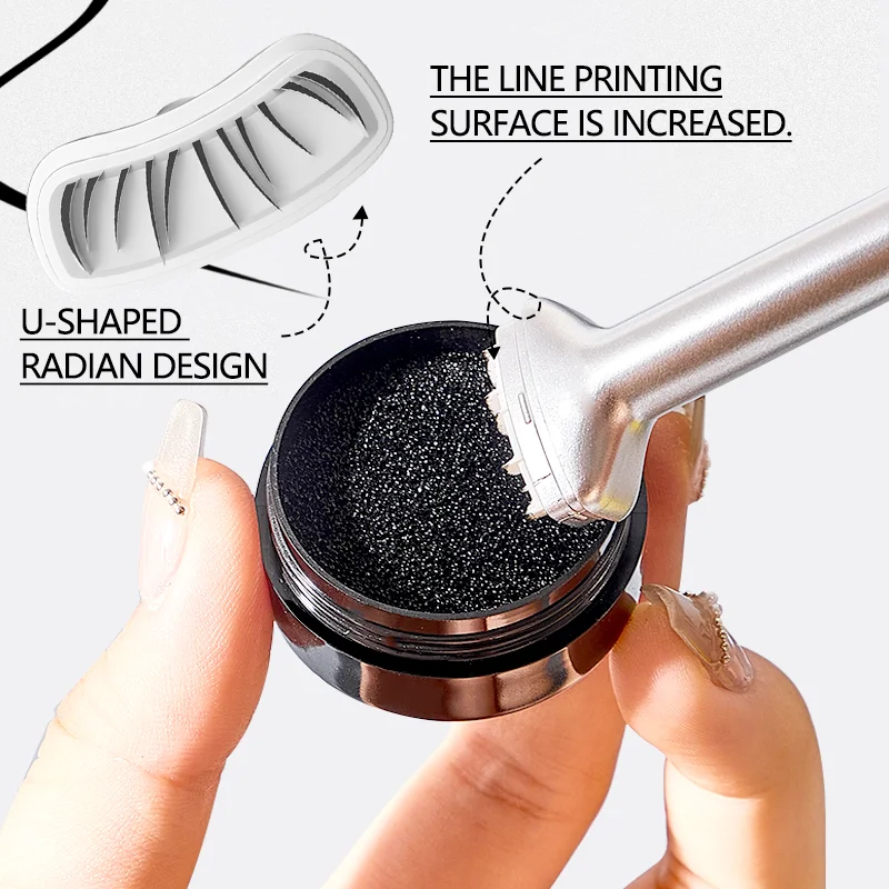 ZVEV Lazy Lower Eyelash Stamp Eyeliner Waterproof Sweatproof Combo Pack No Color Loss 2-in-1 Beginner Convenient 6