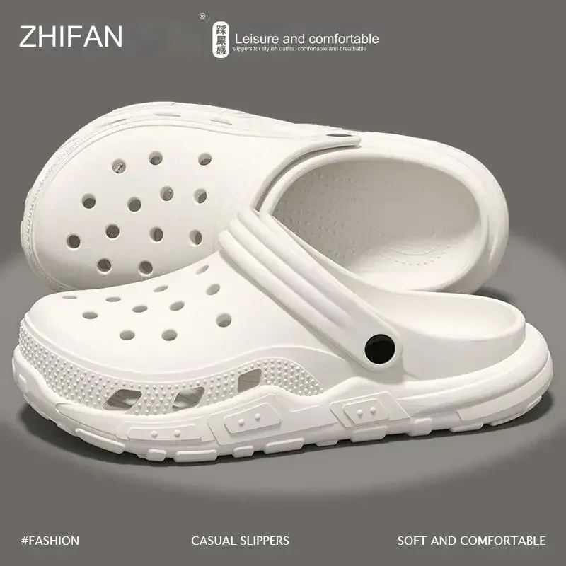 Soft Sole Slippers Summer Holes Indoor Casual Women's Outdoor Men Beach Garden Slides Shoes