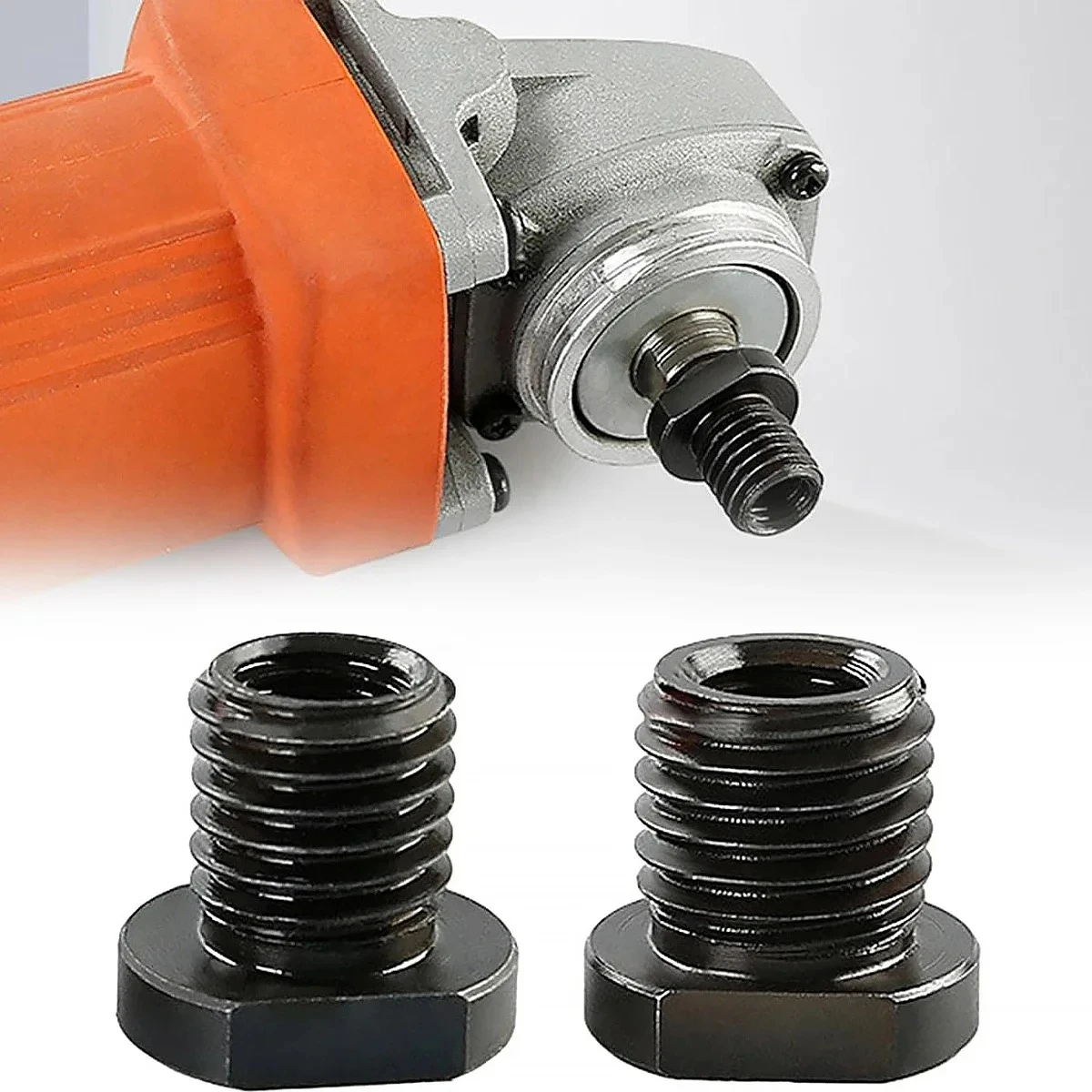 Angle Grinder Attachment Adapter,M10 to M14/M16,Black Quick Change Polisher Interface Connector Practical Thread Converter