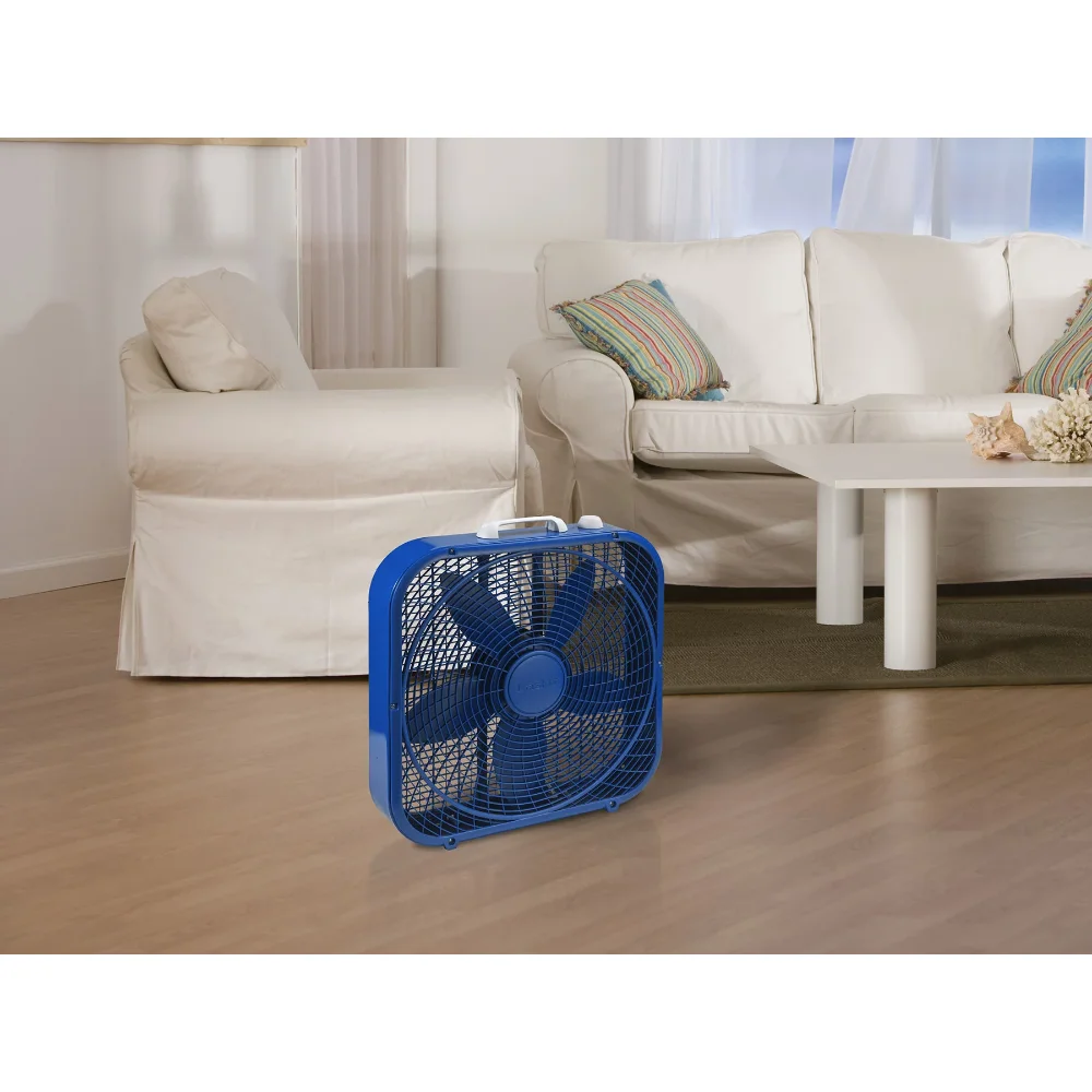 Royal Blue Box Lasko Blue Fan Fans On Sale 20 Inch Box Fan Classic