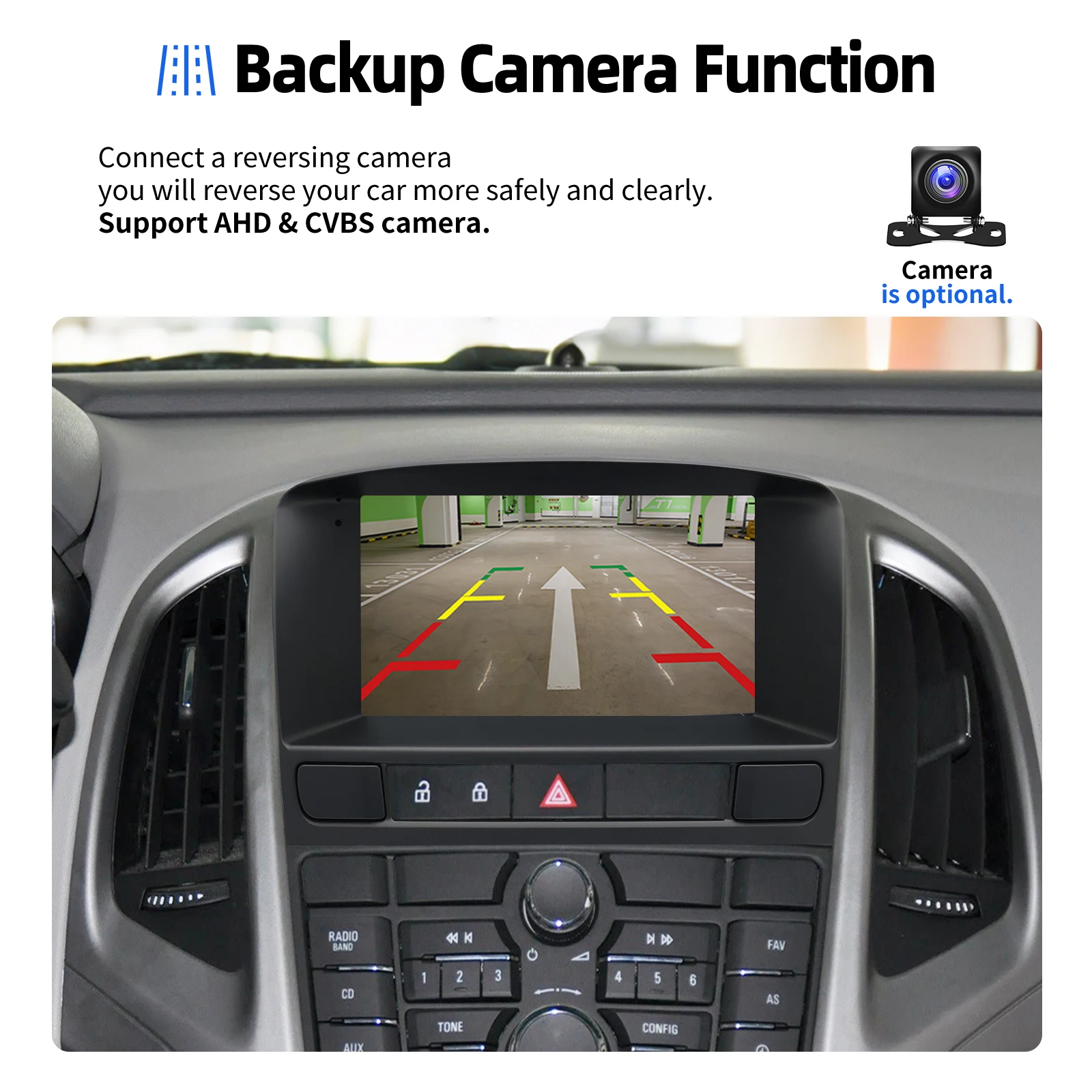 ESSGOO 7" Android 14 4+64G Autoradio für Vauxhall Opel Astra J 2010-2014 Buick Excelle Wireless Apple Carplay Android Auto GPS Navigation WiFi FM RDS Bluetooth Touchscreen Mirror Link USB Equalizer Lenkradfernbedienung – Detail 16