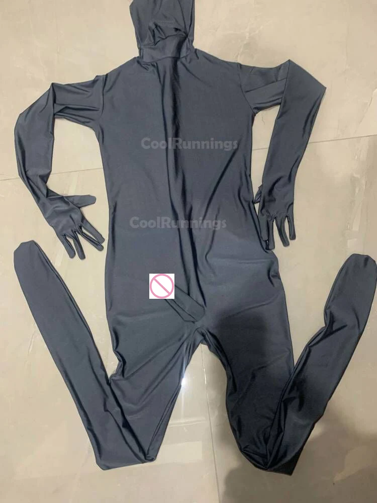 Adult Spandex Halloween Party Zentai Costume with Men's Penis Sheath Size S-XXL Cosplay Costume Adult Unitard Latex Lingerie Mens Bondage Lingerie Sexy Fetish Wear