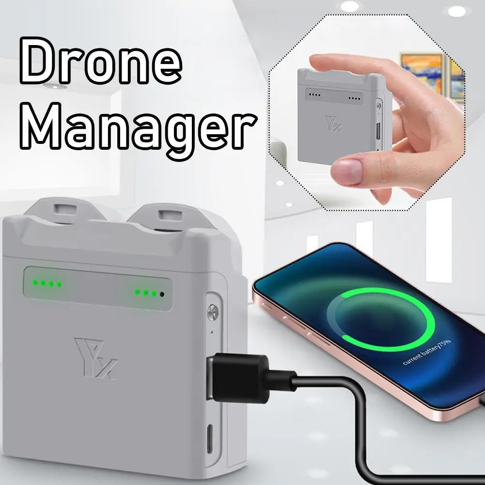 For DJI Neo Bidirectional Battery Charger Two-Way Charging Hub Power Bank Battery Charging Butler For DJI Neo Drone Accessories