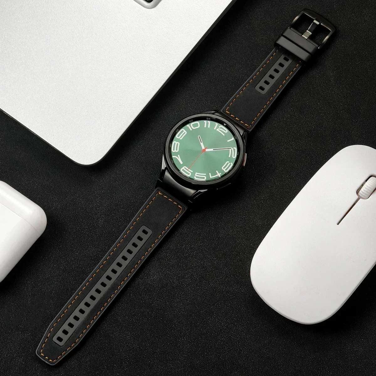 Premium 22mm Quick Fit Leather Watch Band Strap