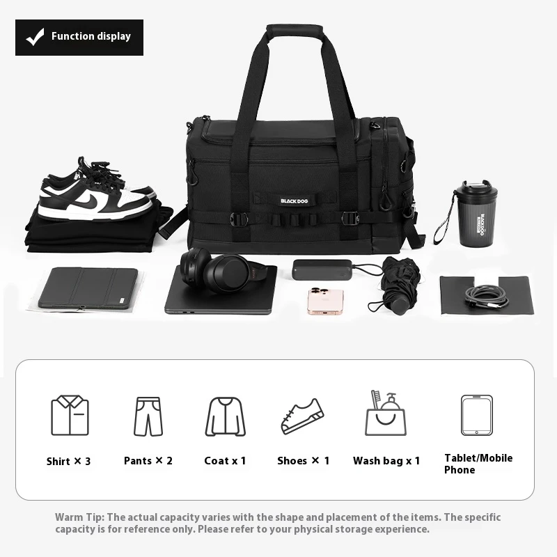 Naturehike BLACKDOG Camping Storage Bag 900D Oxford Cloth Multi