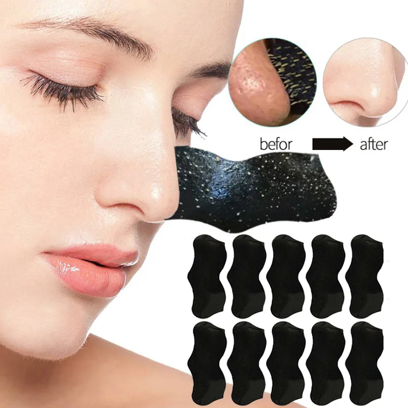 chokolade overvældende Kemi 50/100/200Pcs Blackhead Remover Mask Nose Black Dots Deep Cleansing Skin  Tag Sticker Shrink Pore Clean Strips Face Care Tool _ - AliExpress Mobile