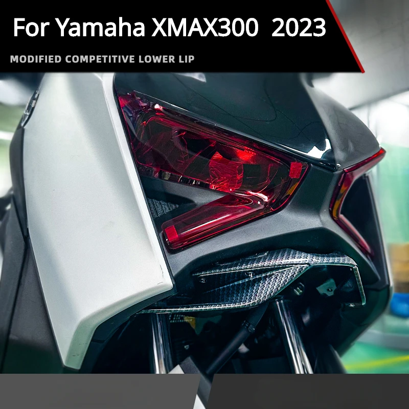 

Aerodynamics Winglet Front Fairing For Yamaha XMAX300 2023 modified lower lip beak Race wind wing guide hood accessories