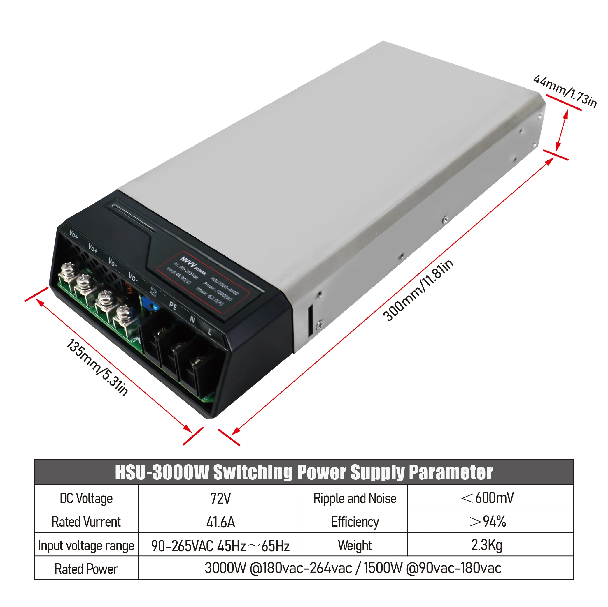 3000W-72V