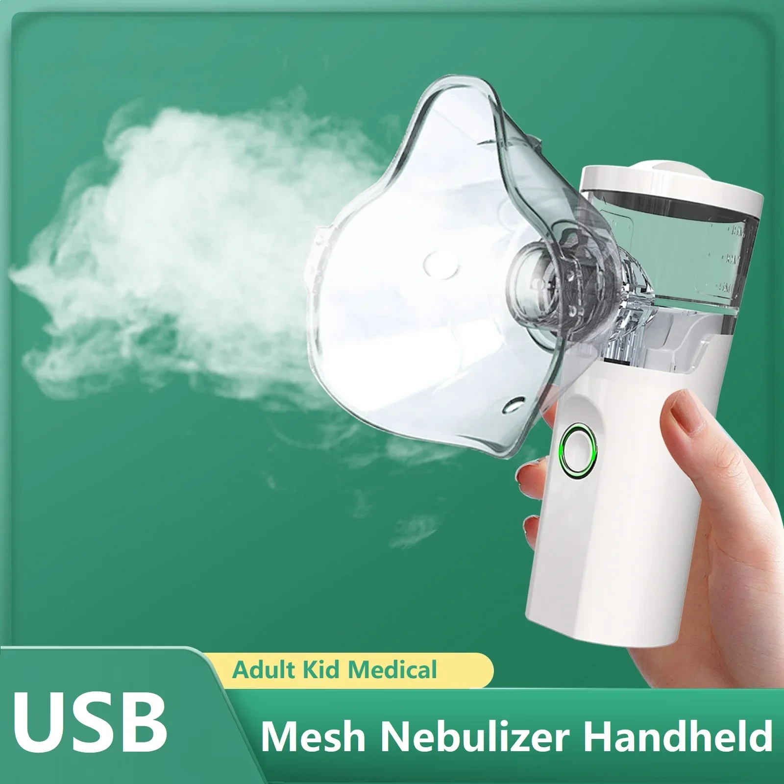Mini Portable Medical Silent Mesh Nebulizer First Aid Kit Handheld