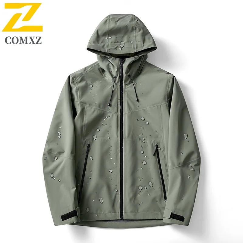 All-Seam Sealed Mountain Outdoor Windbreaker Jacket Men Women Spring Autumn Lightweight Waterproof Windproof Hiking Camping Coat