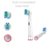 (4PCS/8PCS/16PCS/20PCS)SB-17A Soft Dupont Bristle Precision Cleaning Tooth Brush Head Compatible For Oral B 3