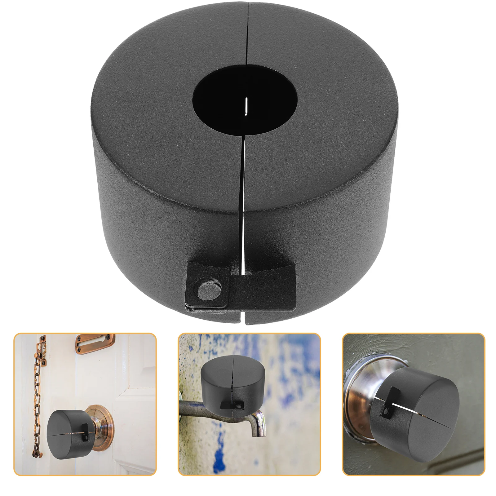 

Door Reinforcement Lock Padlock Valve Doorknob Handle Out Device Stainless Steel