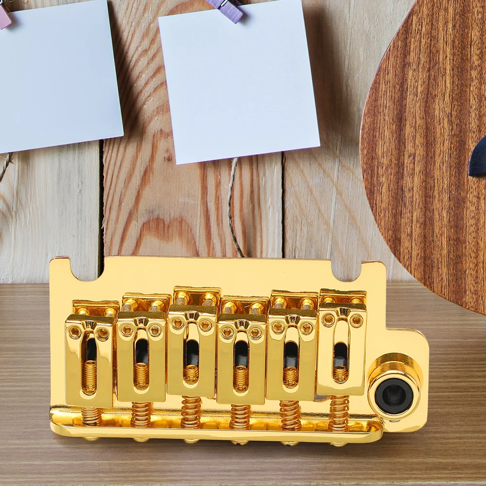 10.5mm Electric Guitar Bridge 2 Post Point Electric Guitar Tremolo System Bridge for Stratocaster Strat 6 String Electric Guitar