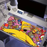 The S-Simpsons FunnyS Large PC Mouse Pad For Non-Slip Gaming Laptops Gamer Carpet Keyboard Mat Desk Protector 2