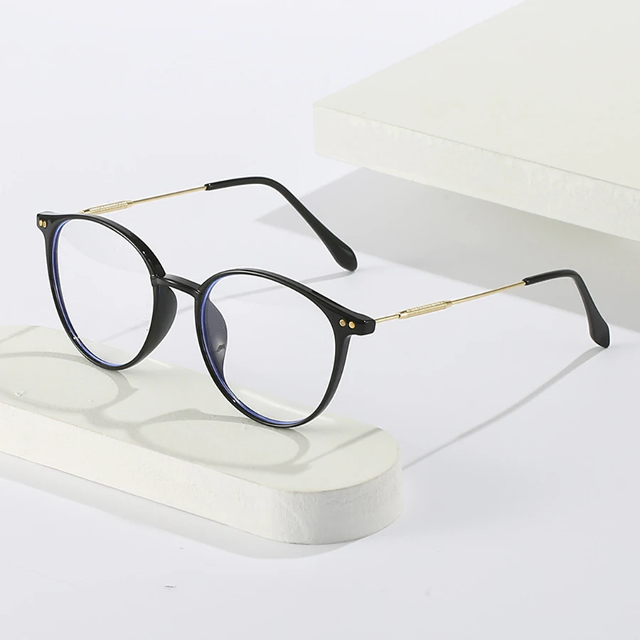 

New Fashion Anti-Blu-Ray Women Eyewear Retro Myopia Men Eyeglasses Frame Trend Optical Computer Transparent Universal Glasses