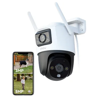 Imou 4K 8MP Outdoor Dual Lens Camera Version IP66 Security Protection Vehicle Detection Surveillance Camera PTZ WiFi IP Camera 1
