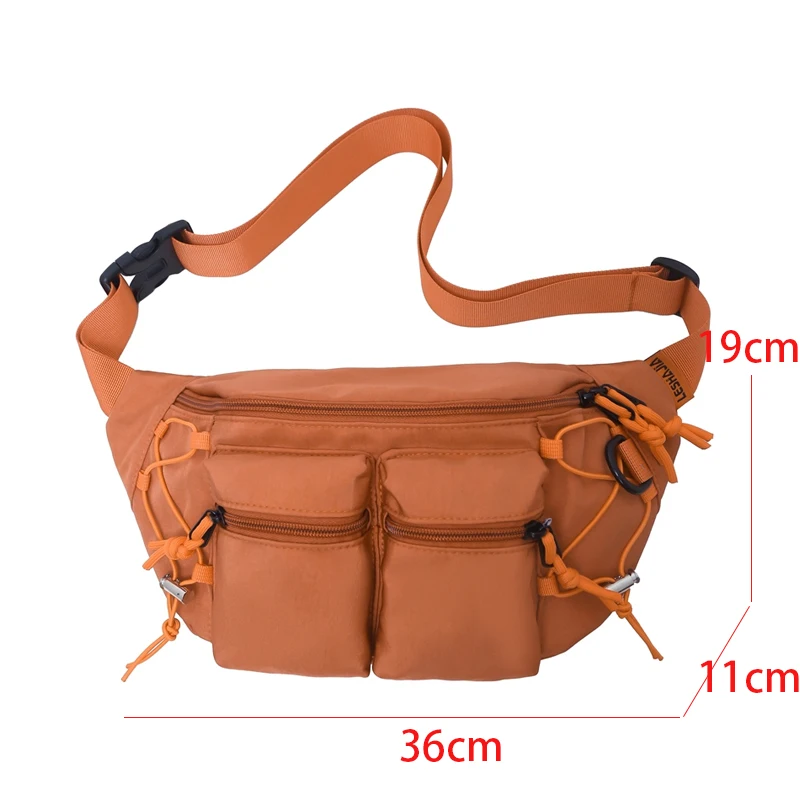 Large Capacity Waist Bag Anti theft Nylon Fanny Pack For Men And