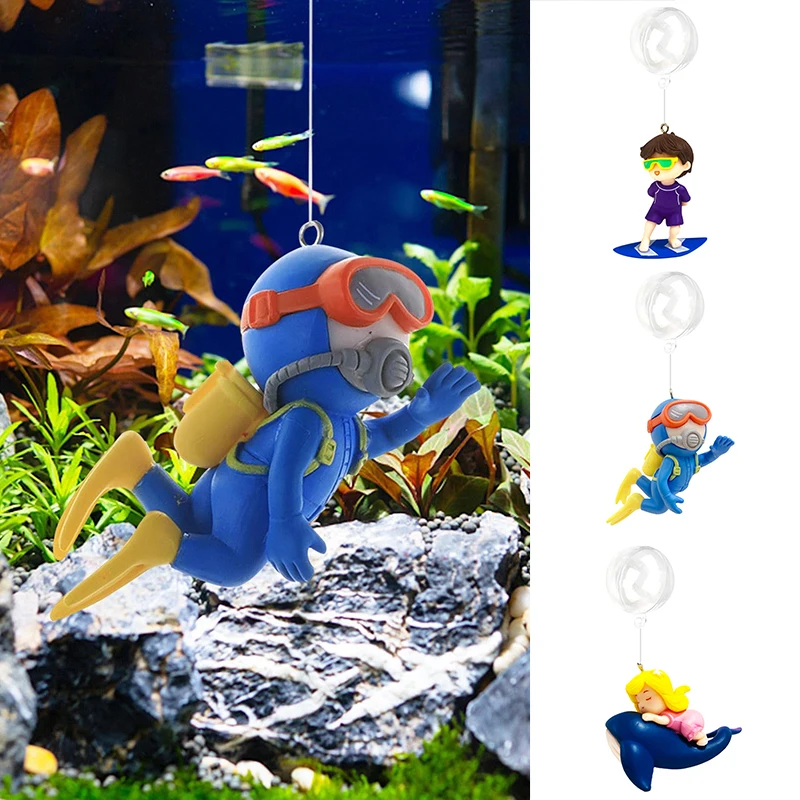 Diver Aquarium Tank Ornament fish tank ornaments fish tank decorations aquarium ornaments
