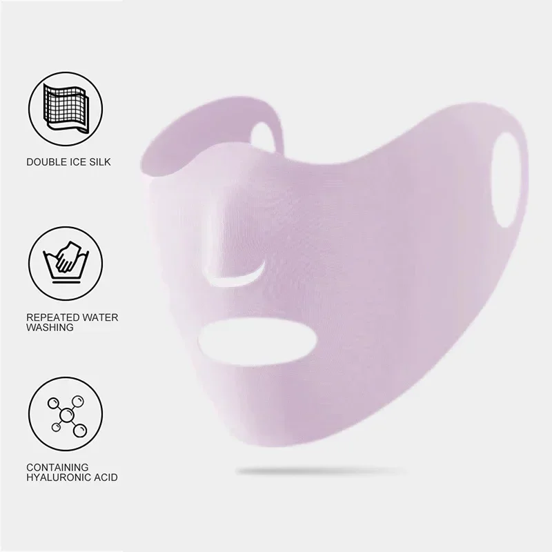 UV Protection Ice Silk Outdoor Sport Mask for Women