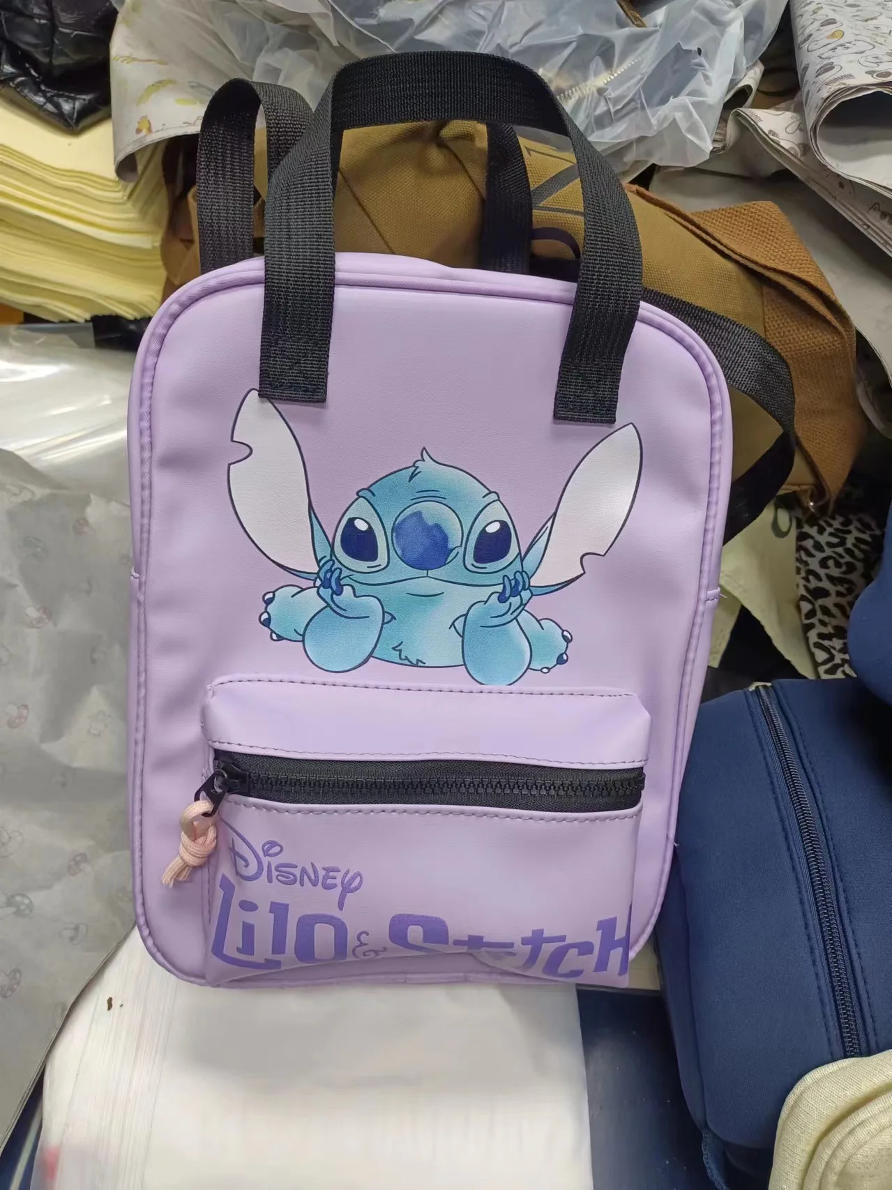 Disney Stitch Children's Backpack Spring New Fashion Anime Cartoon Lilo & Stitch Kids Boy Girls Student Schoolbag Back Pack Gift