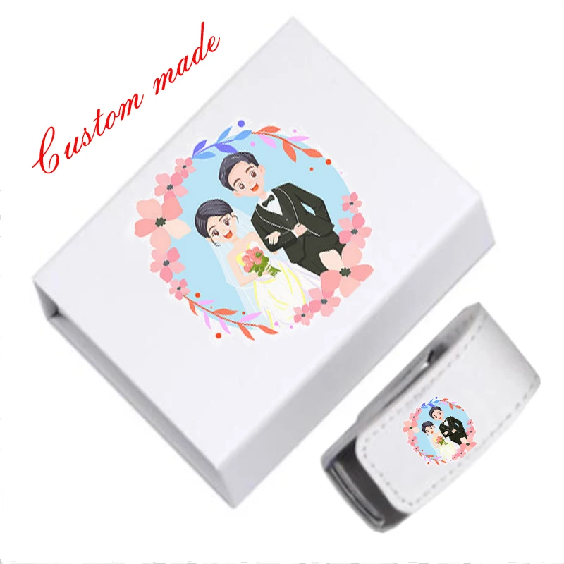 Jaster Free Custom Logo Pendrive 64Gb Flash Drive 16Gb U Disk 8Gb Usb 2.0 32Gb Pen Drive Memory Stick Regali Di Fotografia Di Nozze