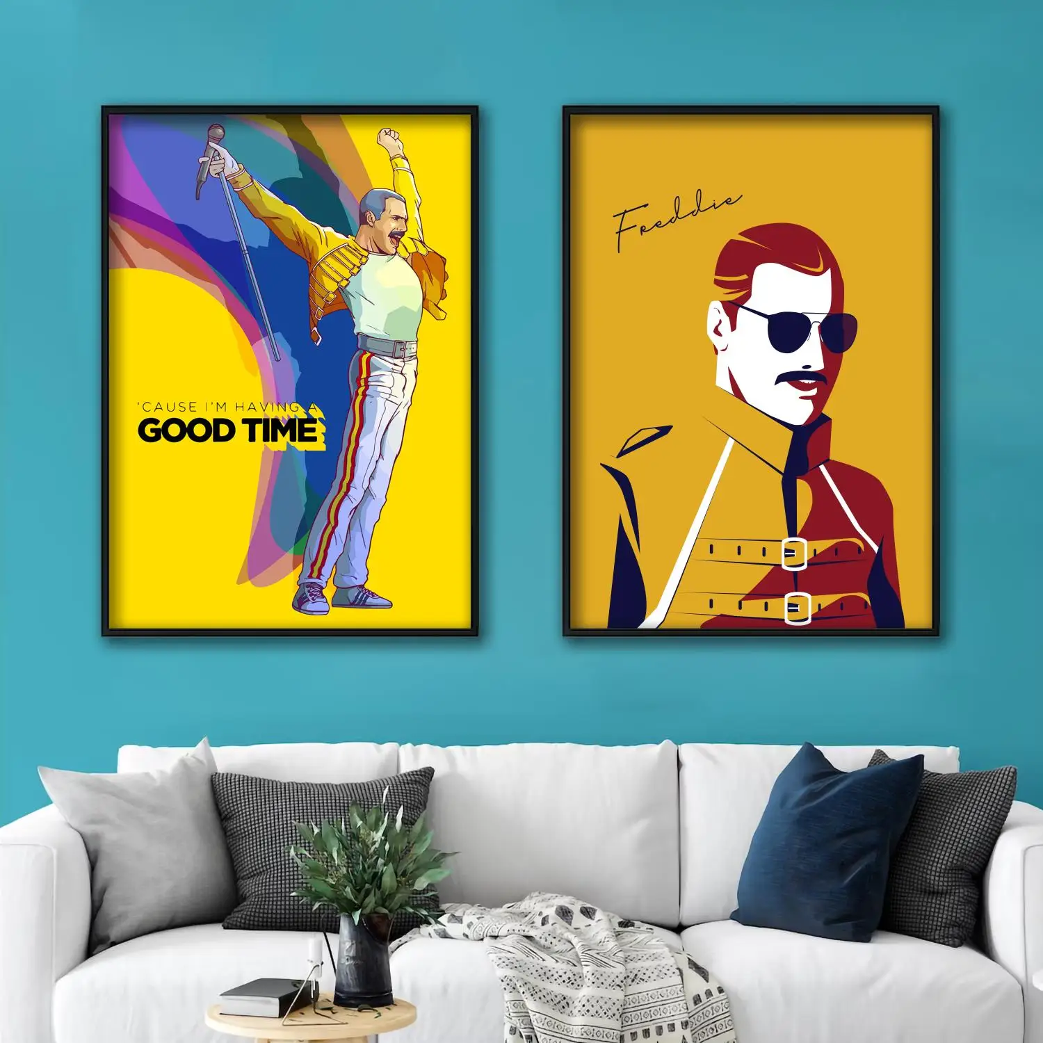 

Freddie Mercury poster Decorative Canvas Posters Room Bar Cafe Decor Gift Print Art Wall Paintings