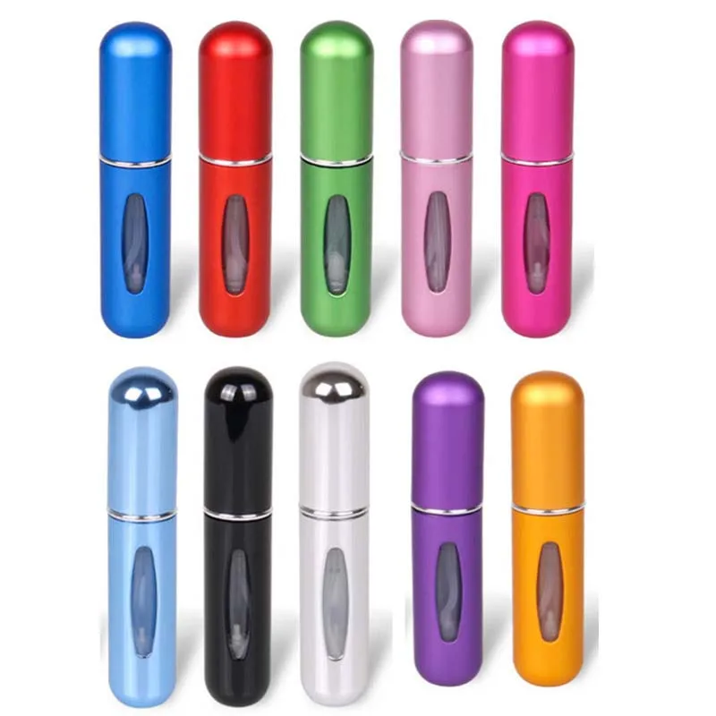 1/5/10PCS 5ml Portable Perfume Atomizer Mini Perfume Bottle Sample Spray Bottling Dispenser Cosmetics Travel Container 6