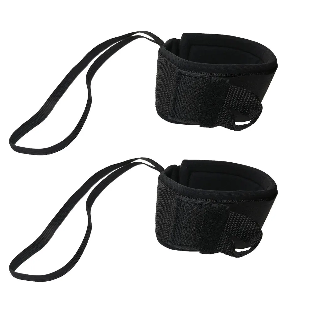 2 Pieces Neoprene Bodyboard Fin Leash Savers Swimming Flippers Ankle Strap Surfing Diving Savers 3