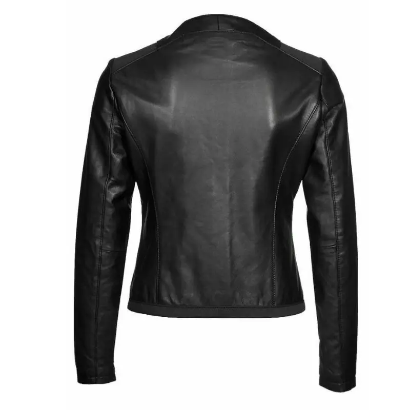 Рисунок 2 - Женская черная кожаная куртка