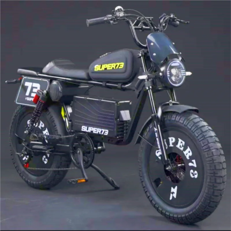 Black Warrior Lithium Battery Snowmobile Front and Rear Brake with NFC Electric Bicycle off-Road Beach Motorcycle
