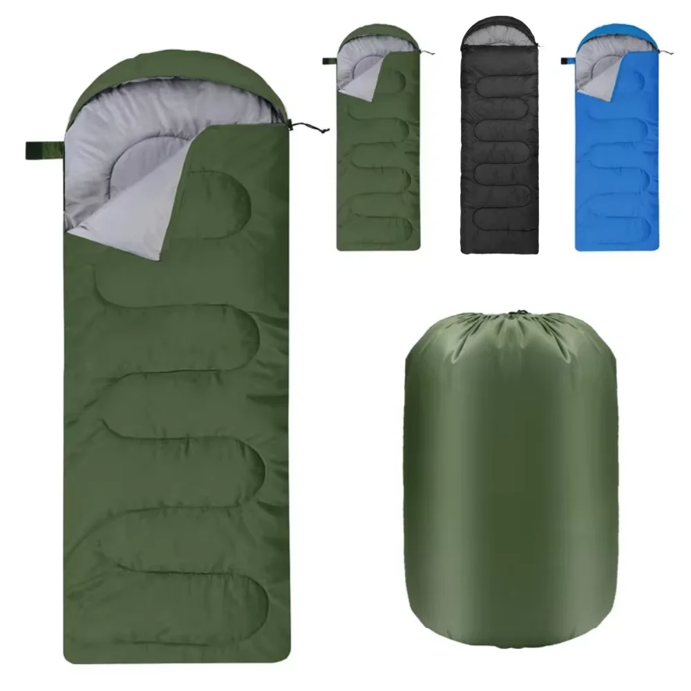 Winter Warm Camping Sleeping Bag Ultralight Waterproof Envelope Backpacking Sleeping Bags Outdoor Traveling Hiking
