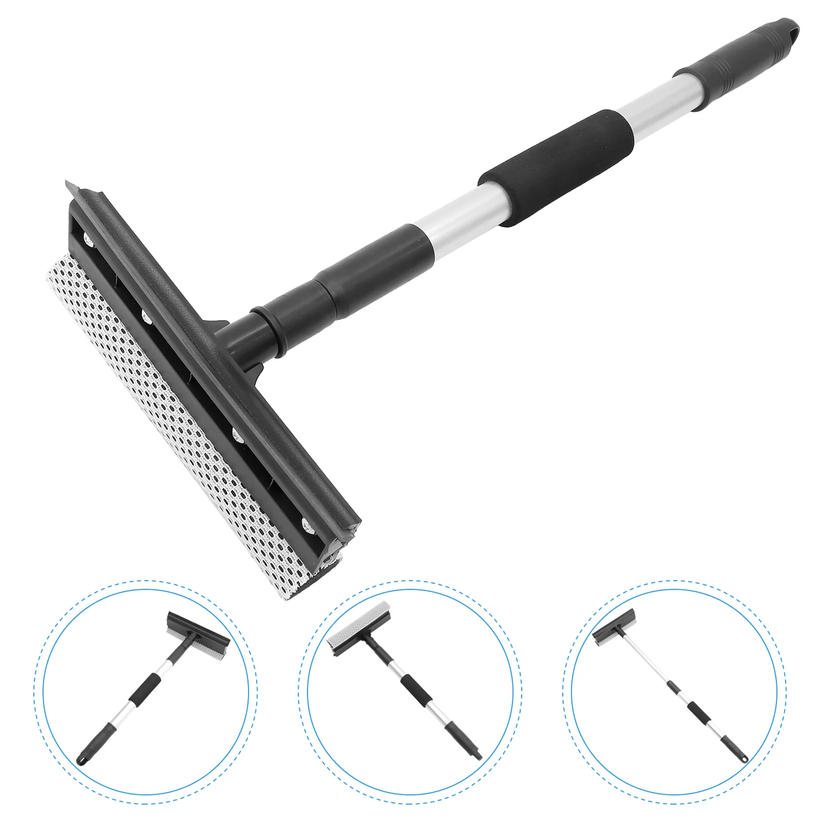 

Multifunction Comb Double Sided Wiper Baby Car Cleanser Steel Cleaning Brush Window Cleaner Tool with Handle