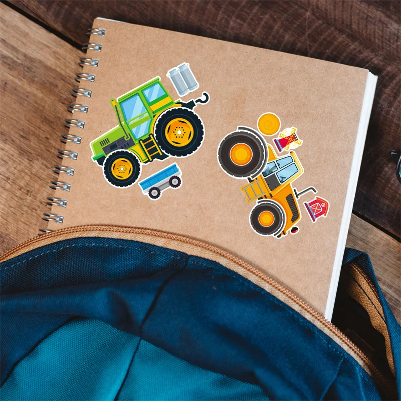 Make Your Farm Tractor DIY Sticker Sheets for Kids Toddlers Children Construction Truck Puzzle Stickers Birthday Party Supplies puzzle stickers paper stickers decorative stickers