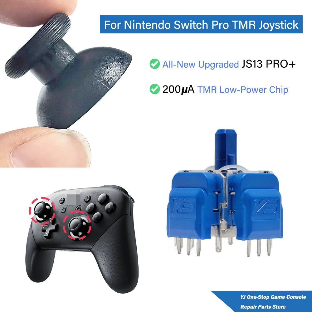 Js13 Sticks 2pcs K-SILVER JS13 PRO+ TMR Electromagnetic Joystick for Switch PRO ...