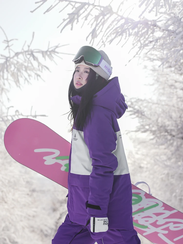 Ski Suit Women's Waterproof Windproof Winter Professional Snowboard Loose Men's Jacket