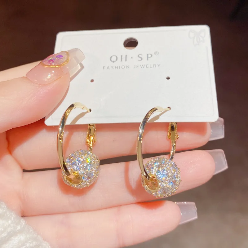 925 sterling silver needle earrings Women's earrings New model 2022 Gold Earrings Pendant earrings  Women's fashion earrings