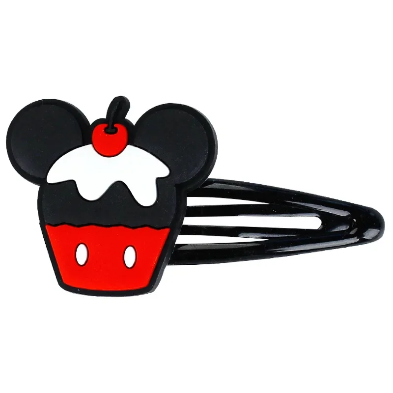 Disney Mickey and Minnie Hairpin Children's Cute Donald Duck Hair Accessories BB Clip Cartoon Color Girl Side Clip Birthday Gift hair accessory pearl hairpins hair clip jewelry accessories