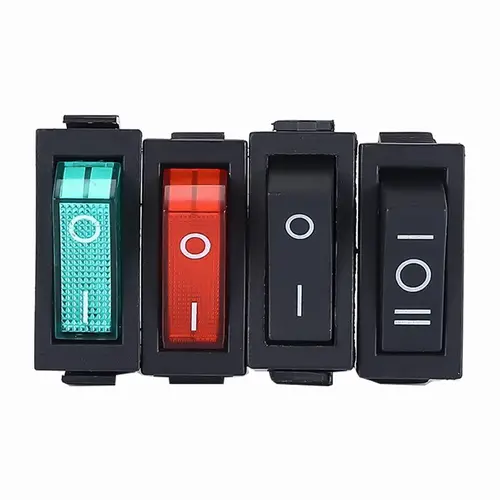 1PCS KCD3 Rocker Switch ON-OFF ON-OFF-ON 2 Position 3Pins Electrical equipment With Light Power Switch 16A 250V / 20A 125V AC - Image 6