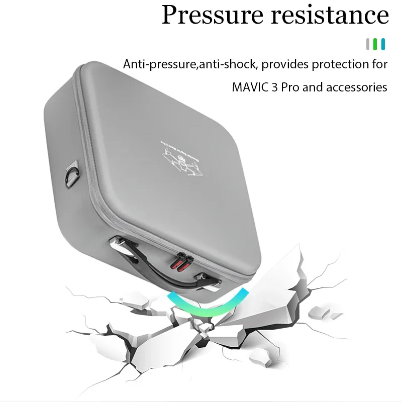 For DJI Mavic 3 Pro/Classic Accessories Storage Bag Travel Carrying Case PU Portable Shoulder Bag drone accessories drone storage bag dji case drone case For DJI RC/RC PRO Case