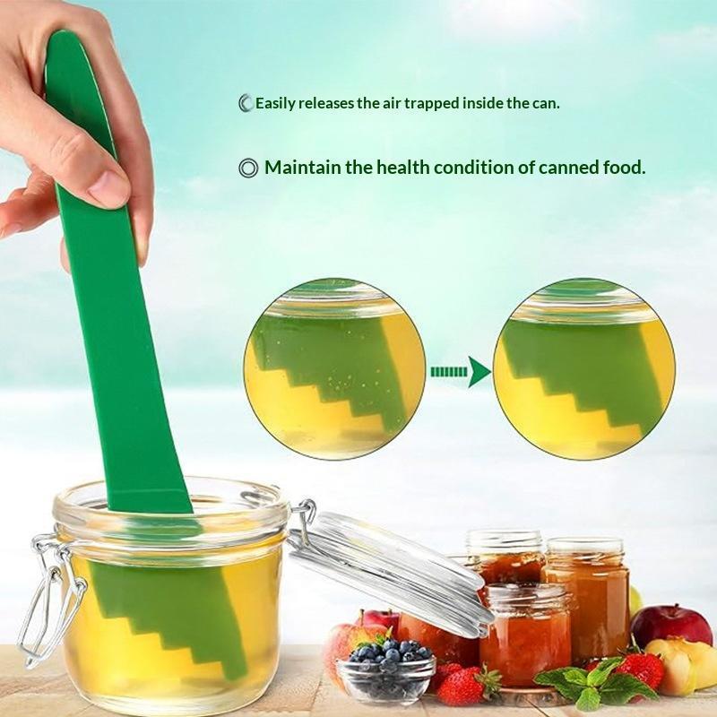 @*Magnetic Jar Lid Lifter Integrated Bubble Popper Accurate Measuring Marks Durable for Home Kitchen Canning Supplies